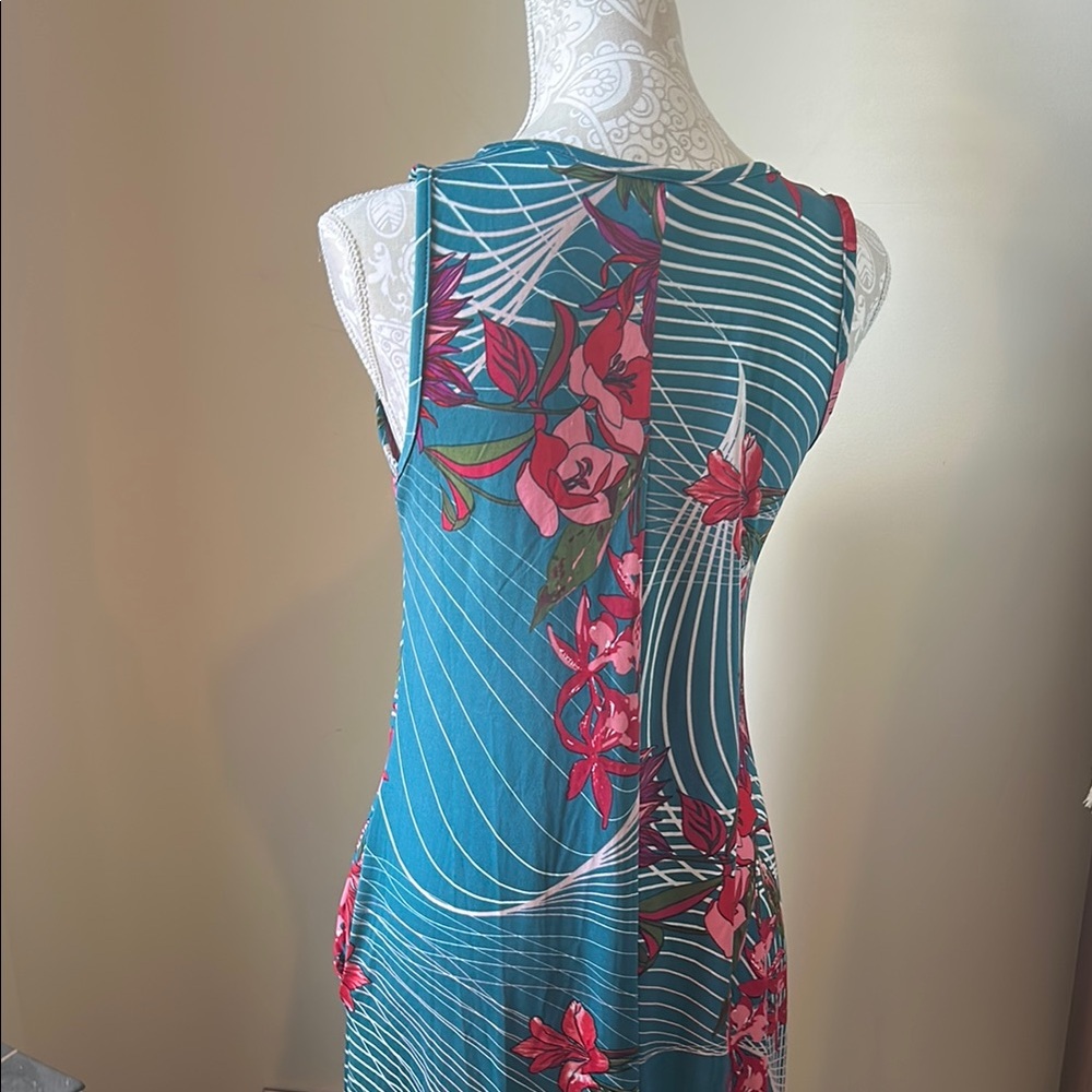 24seven Comfort Apparel Floral Dress View 6